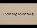 Miniature de la vidéo de la chanson Poontang Boomerang