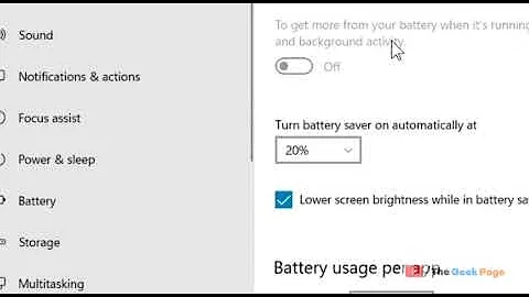 How to Disable Battery Saver in Windows PC