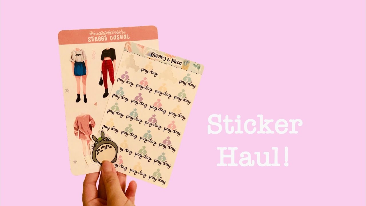 Kawaii Sticker Haul! 