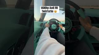 1400hp Audi R8 V10 TwinTurbo is a lunatic!