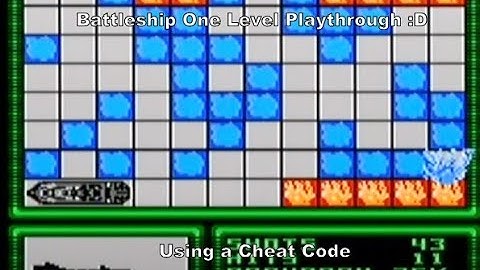 Battleship One Level Playthrough using a Nes Cheat Code :D #Nintendo #Nes #CheatCode #Gaming #Gamer