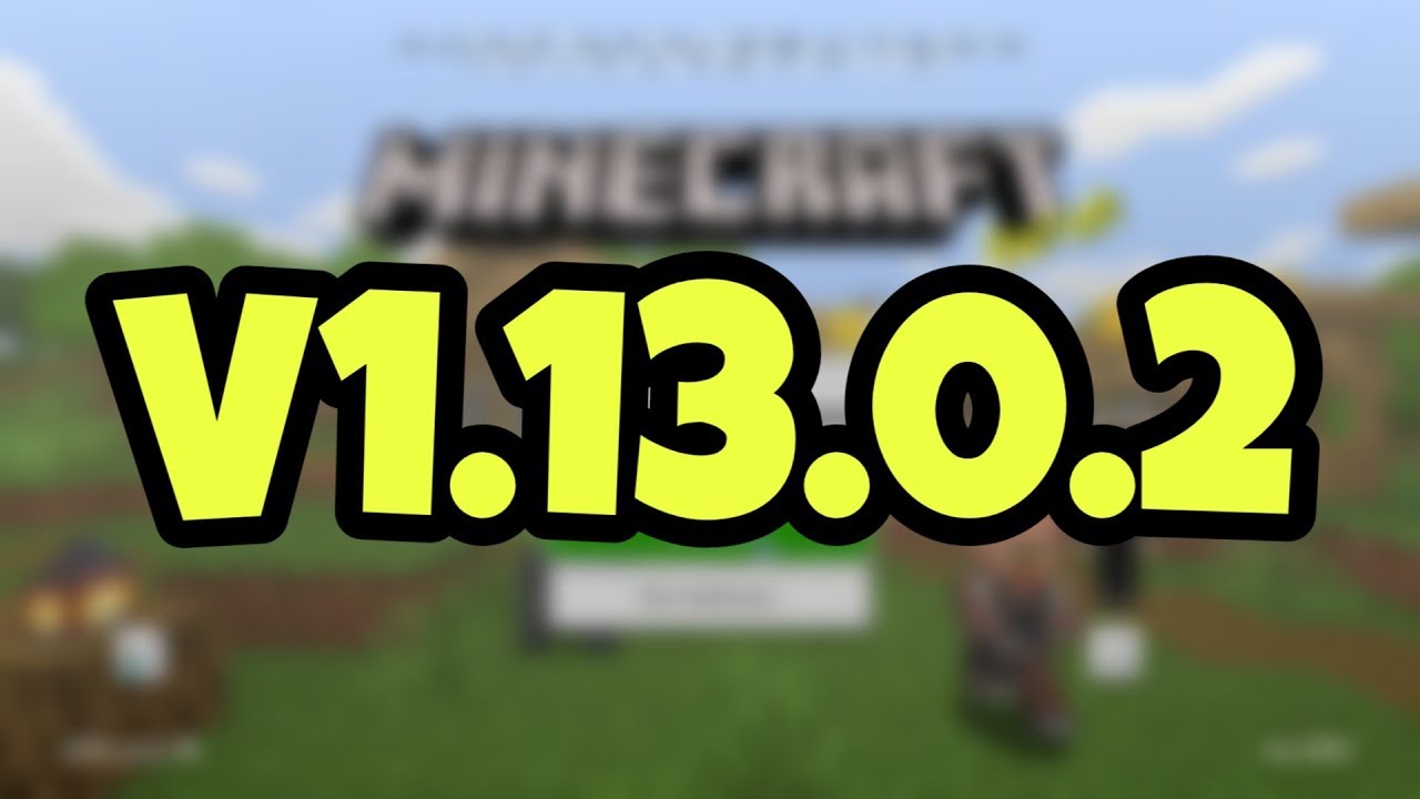 NEW MINECRAFT PE 1.13.0.2 BETA!!! Minecraft Pocket Edition Update - YouTube