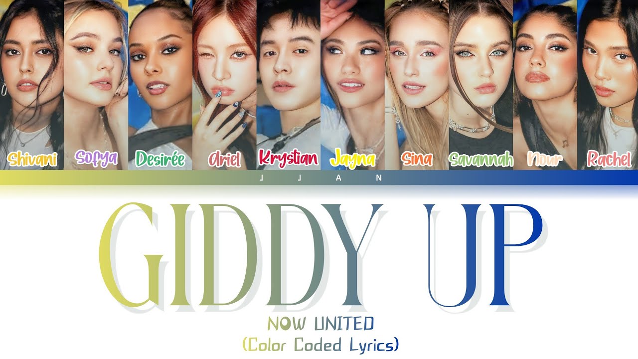 NOW UNITED - “GIDDY UP” | COLOR CODED LYRICS