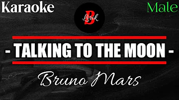 Bruno Mars - Talking To The Moon Karaoke Male Key