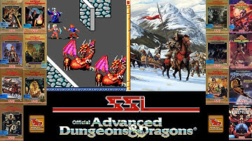 Gold Box AD&D SSI games series - Advanced Dungeons & Dragons CRPG - all SSI gold box D&D RPG