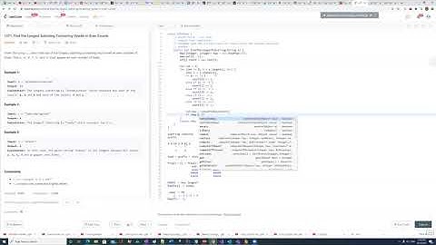 1371. Find the Longest Substring Containing Vowels in Even Counts 哈希配合前缀数组及状态压缩题目