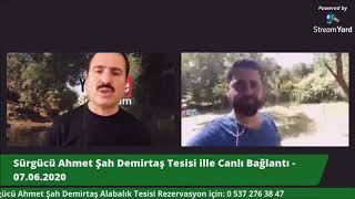 SÜRGÜCÜ AHMET ŞAH DEMİRTAŞ ALABALIK TESİSİ İLE CANLI BAĞLANTI