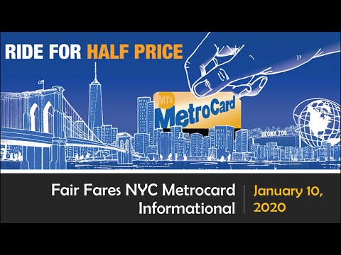 Fair Fares NYC Metrocard Informational (I Got One Too!)