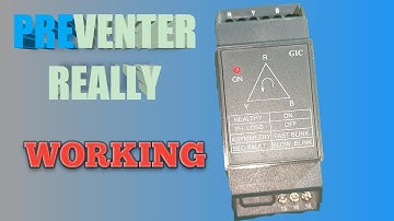 SINGLE PHASING PREVENTOR || SUPPLY MONITORING DEVICE || HOW TO WORKING