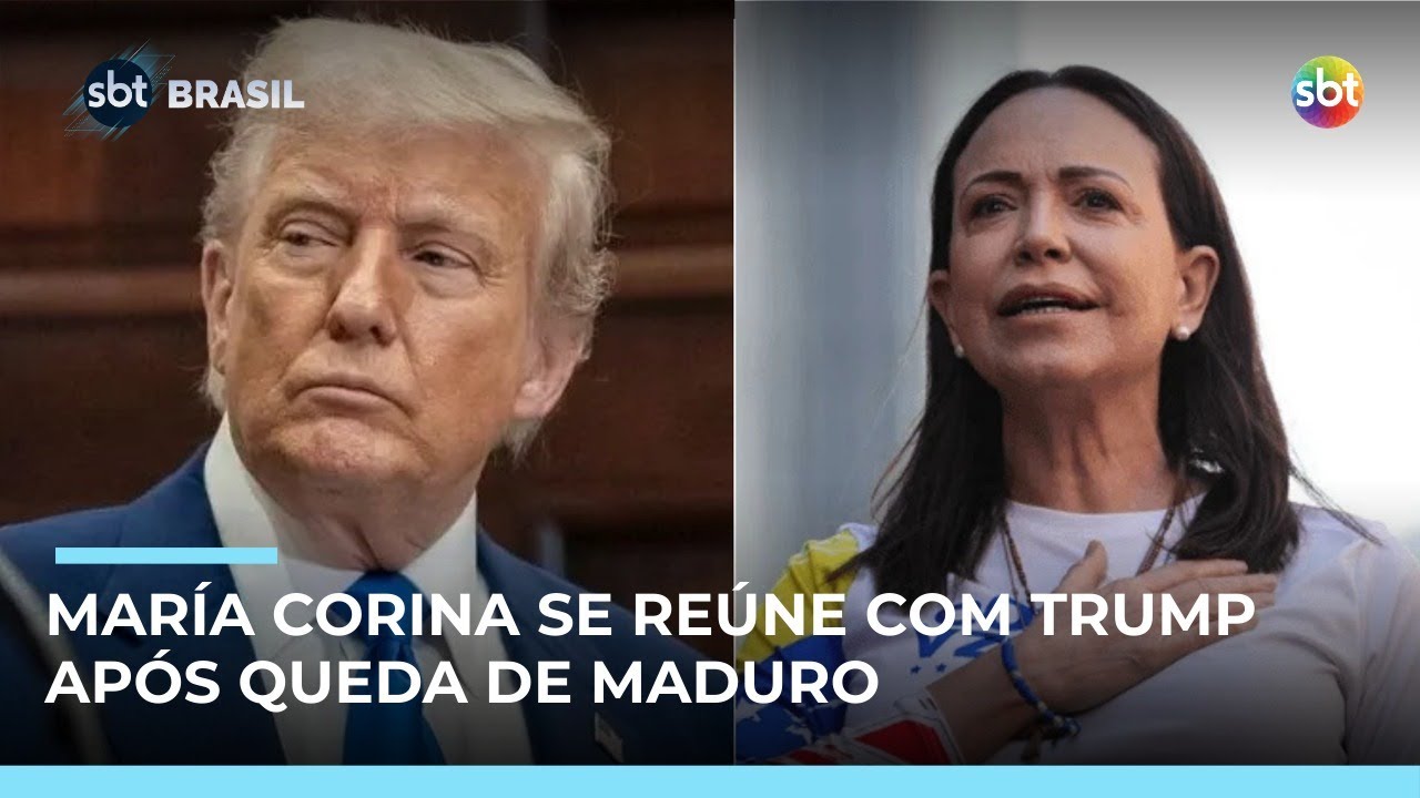 Opositora de Maduro, María Corina Machado, se reúne com Trump na Casa Branca | 