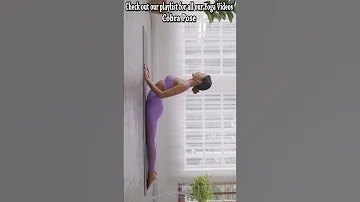 Yoga Exercise Fitness For Flexibility Cobra Pose Yoga Fitness Exercise 