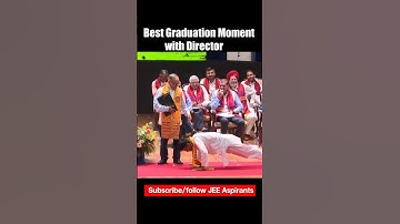 IIT Director and Students Funny Moments Together on Graduation Day 🎓 #iit #graduationday #jeemains