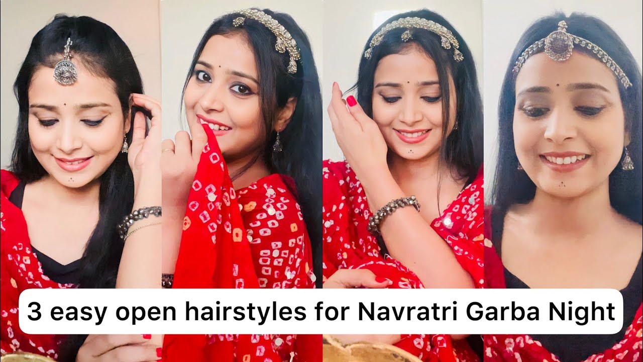 Garba hairstyle 🌸💗 . . @ashriya32 . . . . #garba #hairstyleoftheday  #hairstylehacks #hairtutorial #navratri #fyp #explore #ashriya32 | Instagram