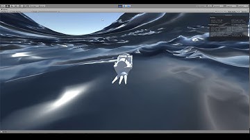 Unity3d wave open sea and curved world shader