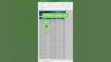 Easy Tip for Alignment of Rows and Columns in MS Excel
