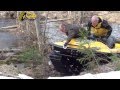 Ladoga-Trophy. How off-road is made. ATV Tinger in action