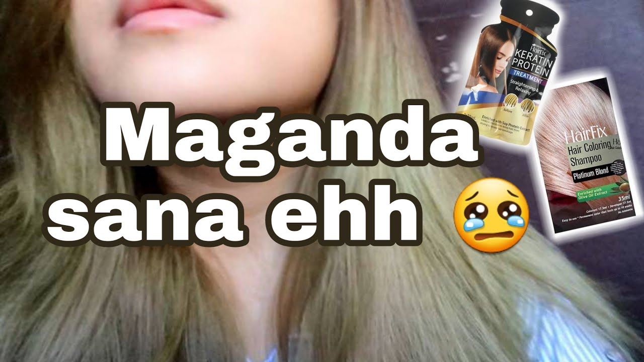 Review Hairfix Lifestrong Coloring Shampoo In Platinum Blonde Keratin Protein Treatment Youtube