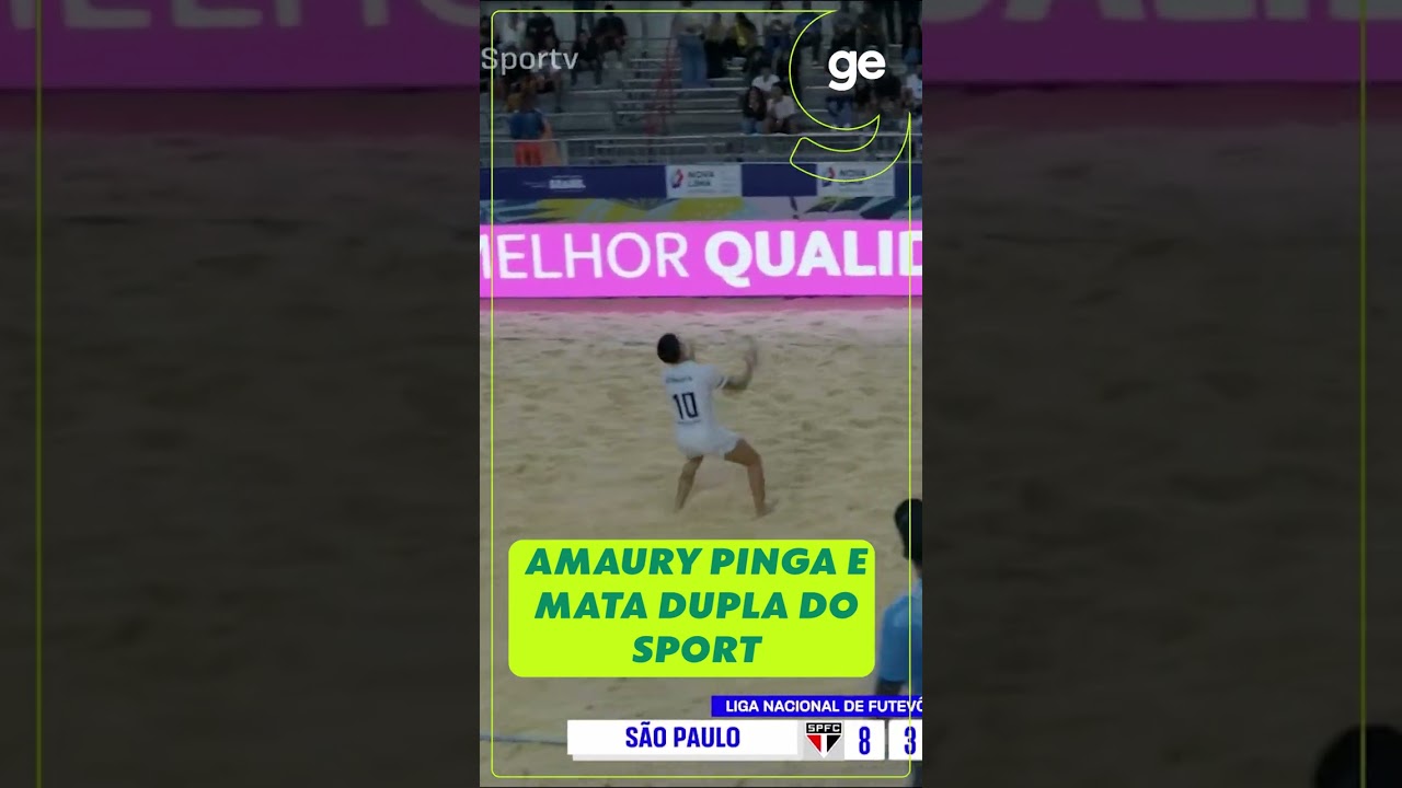 AMAURY PINGOU E CORREU PRO ABRAÇO | #shorts | ge.globo