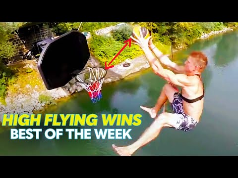 Dunking Basketball From 55ft Bridge | Best Of The Week