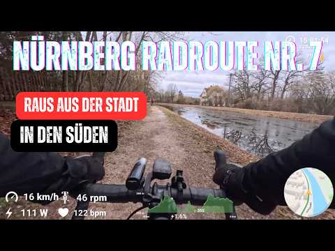 🚴‍♂️I percorsi ciclabili di Norimberga messi alla prova–Percorso n. 7 | Stazione centrale → Kornburg