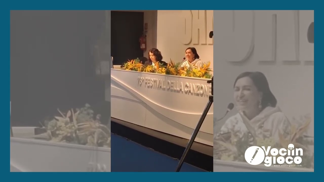 Voci da Sanremo - Serena Brancale in Conferenza stampa