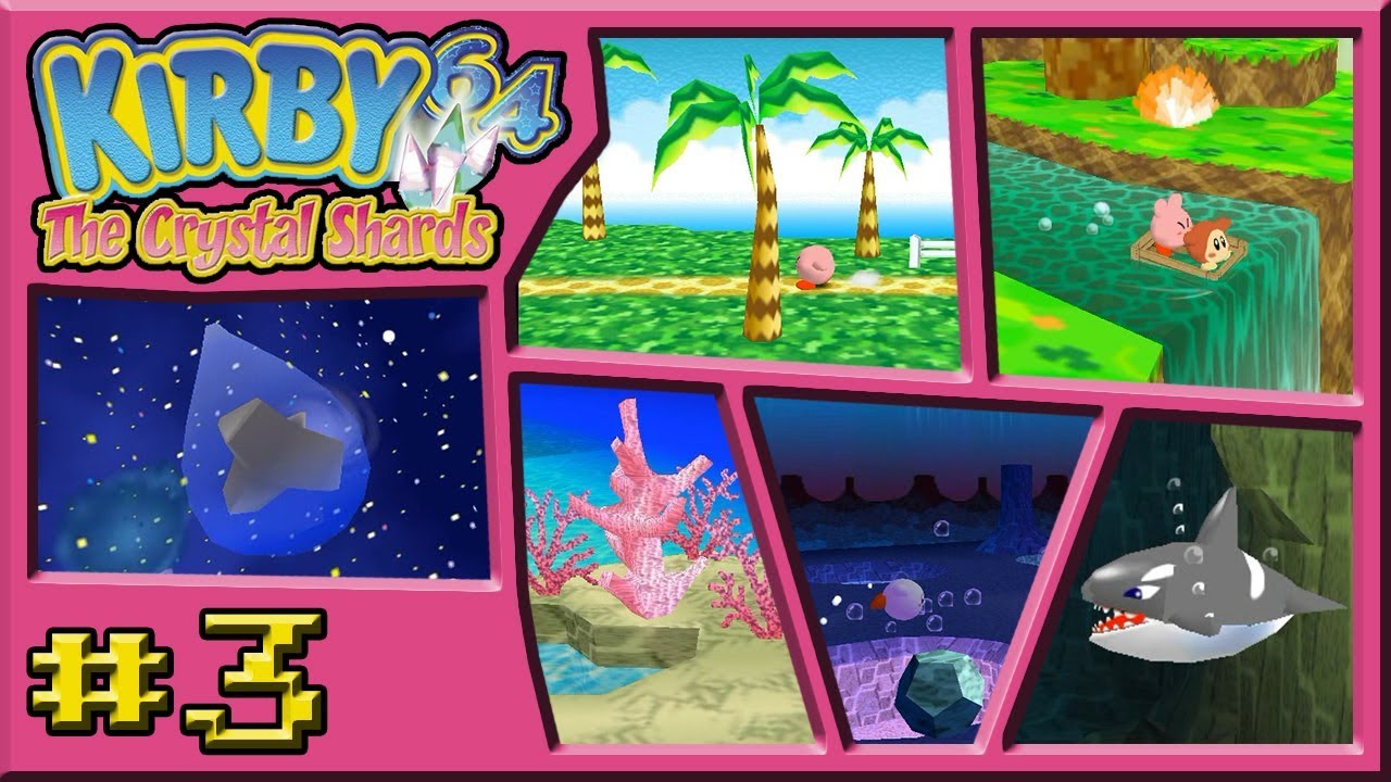 Kirby 64: The Crystal Shards (N64) guía 100% #3: Aqua Star - YouTube