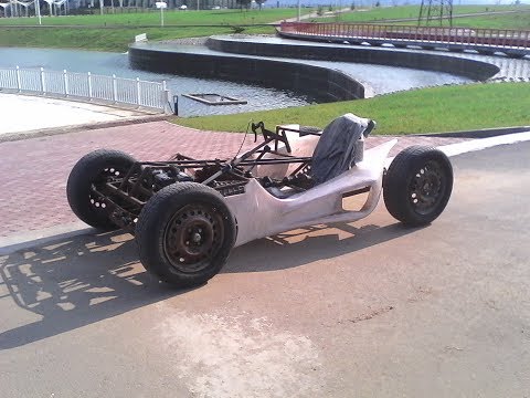 თვით ნაკეტი მანქანა \u0026 homemade car  \" khatiashvili twin motors