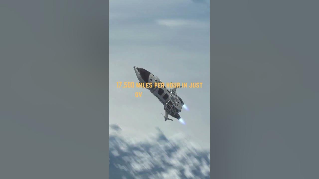 How fast does the space shuttle go during launch explained in 24