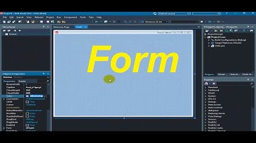 تعلم البرمجة في الدلفي║01- تصميم الواجهة فورم║Learn Programming in Delphi -Form