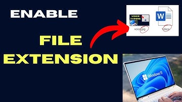 show or Hide file extensions on  File explorer Windows 11 / 10