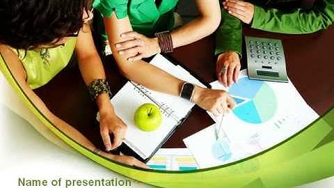 Pie Chart Analysis PowerPoint Template by PoweredTemplate.com