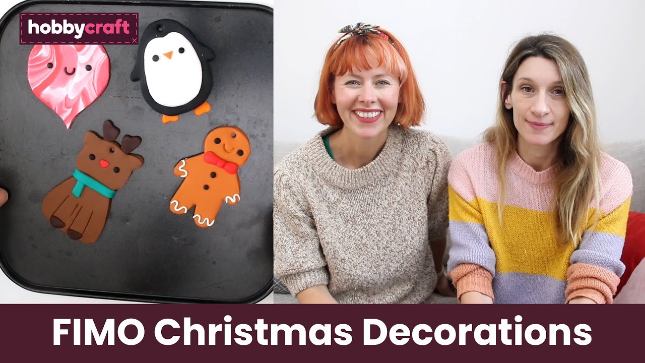 How to Make FIMO Clay Christmas Decorations