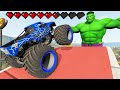 Monster Truck Madness #6 | Long Jumps and Crashes | BeamNG Drive - Griff's Garage