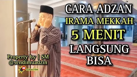 cara adzan irama mekkah 5 menit langsung bisa
