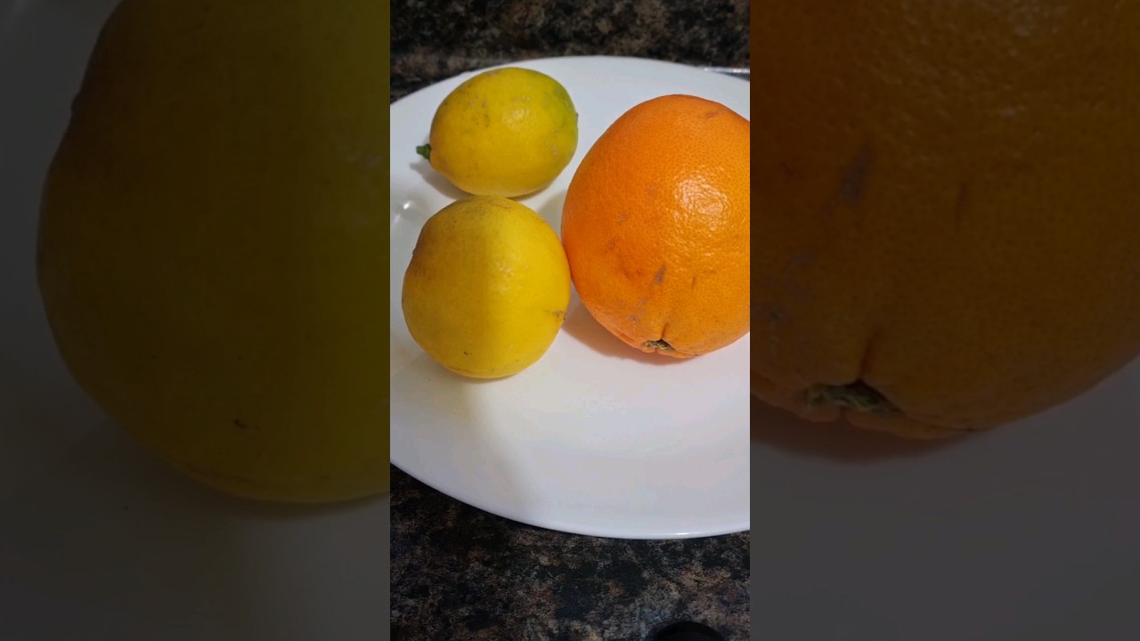 Orange and lemon juice 