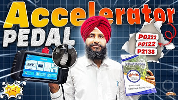 Diagnose /Fix P0222, P0122, P2138 with Basics of Mechatronics | #AcceleratorPedalSensor की जानकारी!