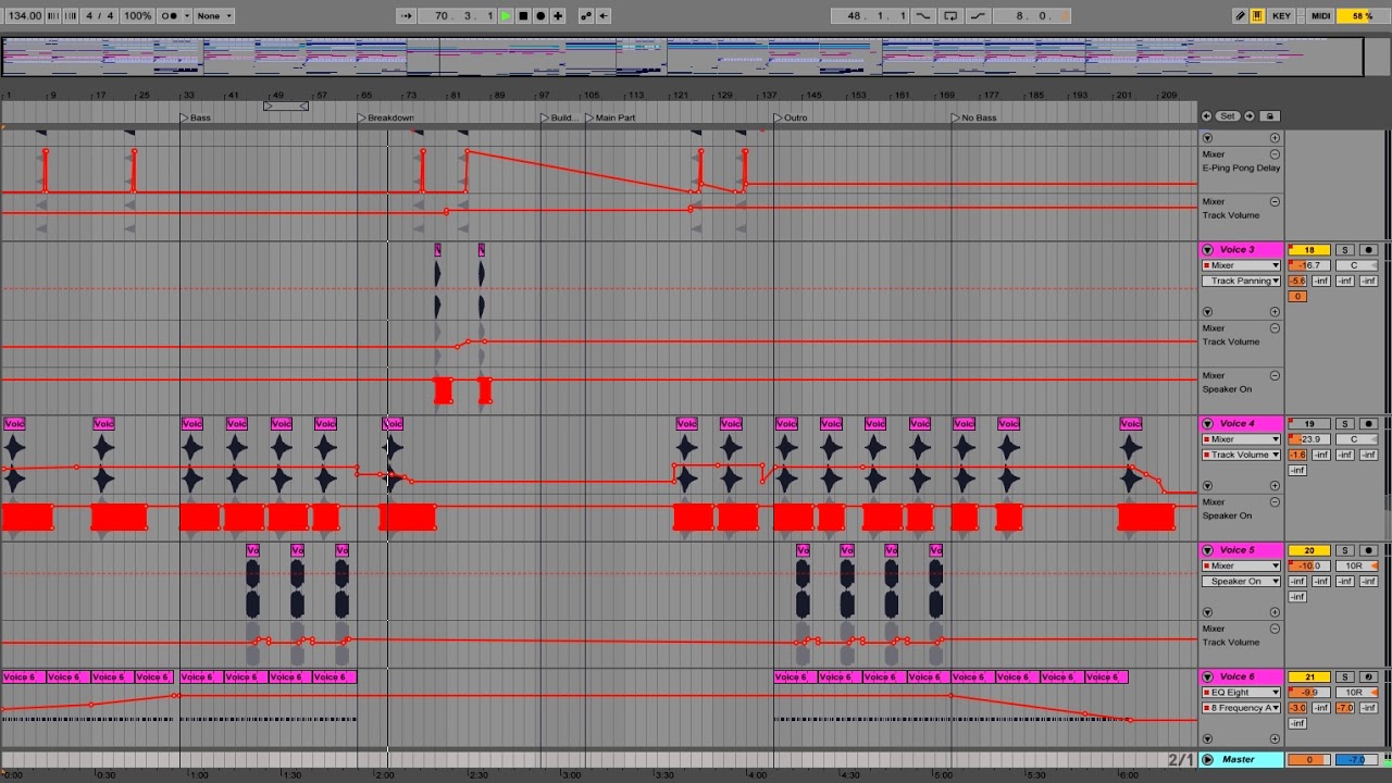 Ableton Live Project Template - Magenta Trance(A State Of Trance FSOE Armind style)