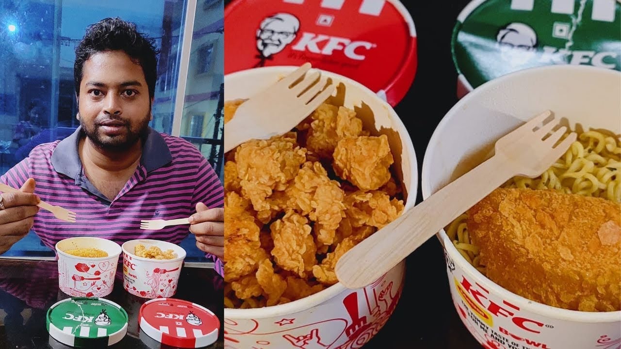 KFC Maggi Veg & Non veg Review 😀 Money waste YouTube