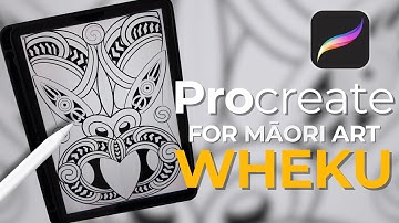 Building Procreate Skills Through Māori Design | Wheku Creation in Progress
