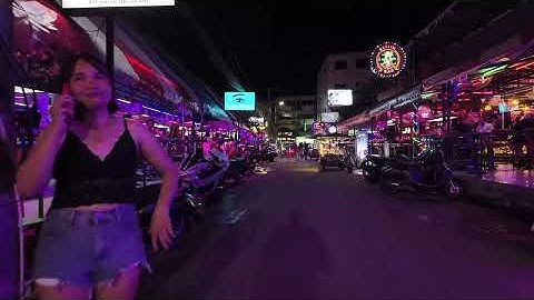 Pattaya Soi Made In Thailand Nightlife, Thailand 4K 30FPS