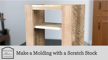 Using a Scratch Stock Beader to Make a Molding - Hand Tool Woodworking