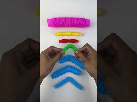 Relaxing Mini Pop Tube DIY #asmr #poptubesounds #satisfying #relaxing #shorts #diy