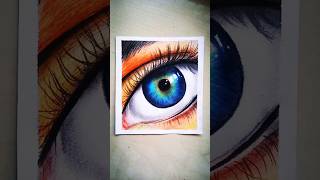 Ocean Eye Trend | Blue Eye #drawing #shorts #oceaneyes #hyperrealism #eyes #art #trending #subscribe
