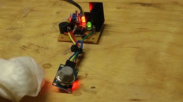 Testing my homemade explosive gas and petrol fumes detector