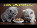 З Днем народження, Анна! (Котики)