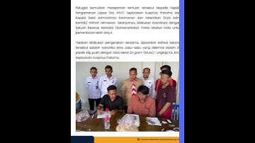 Petugas Lapas Pemuda Madiun Gagalkan Penyelundupan Narkotika Jenis Sabu-sabu dalam Kerupuk Ikan