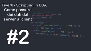 FiveM Scripting ITA #2 - Come passare dei dati dal server al client