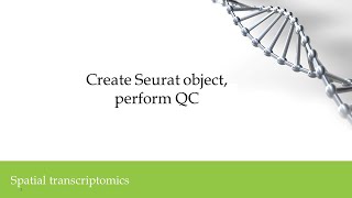 2 Visium data: Set up Seurat object and perform QC