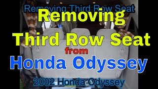 odyssey honda row seat third removal second removing generation