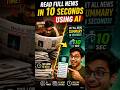 “Stop reading full newspapers… use AI instead ⚡”